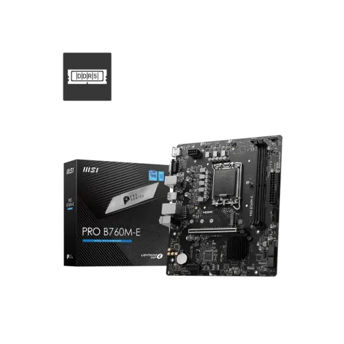 MSI PRO B760M-E 14TH GEN DDR5 MOTHERBOARD