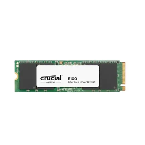 Crucial E100 1TB M.2 NVMe PCIe Gen4 Internal SSD, Up to 5,000MB/s, Laptop & Desktop Compatible