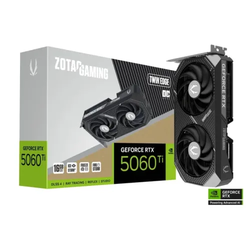 ZOTAC GAMING GeForce RTX 5060 Ti Twin Edge 16GB GDDR7 Graphics Card